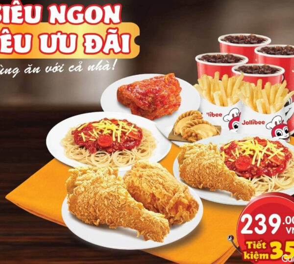 Joillibee Việt Trì – Món ngon chuẩn vị, không gian trẻ trung cho mọi độ tuổi